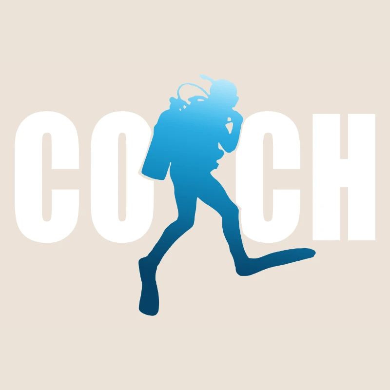 Scuba diving coach diver coach