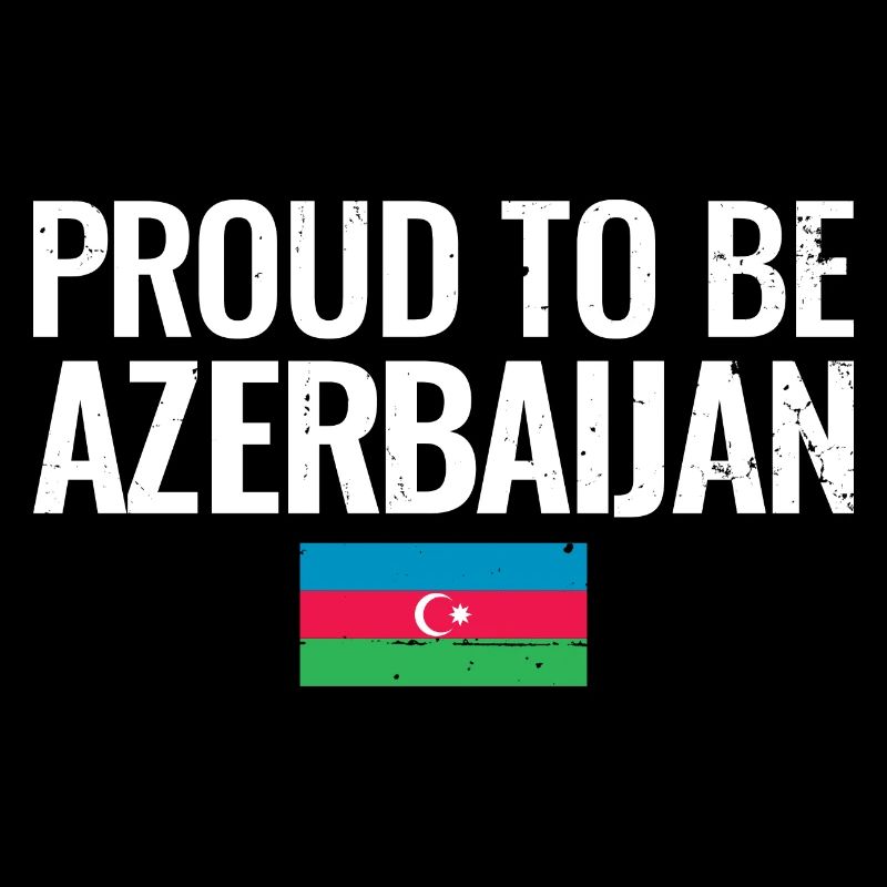 Proud To Be Azerbaijan Aserbaidschan Flagge