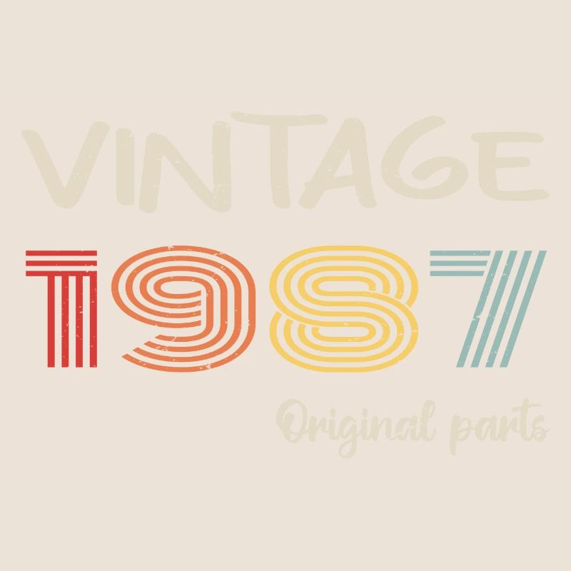Original 1987 Vintage | Geburtstagsgeschenk 1987