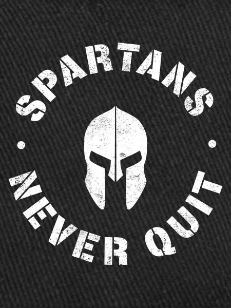 Spartans never quit white
