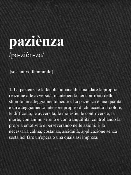 Design "Patience"