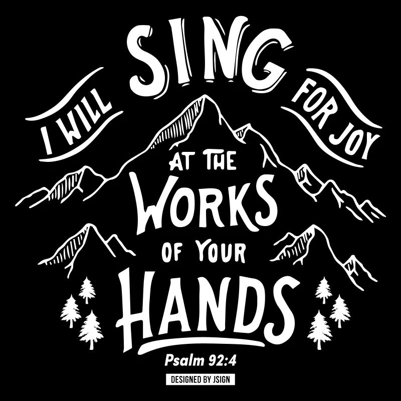 I will sing for joy