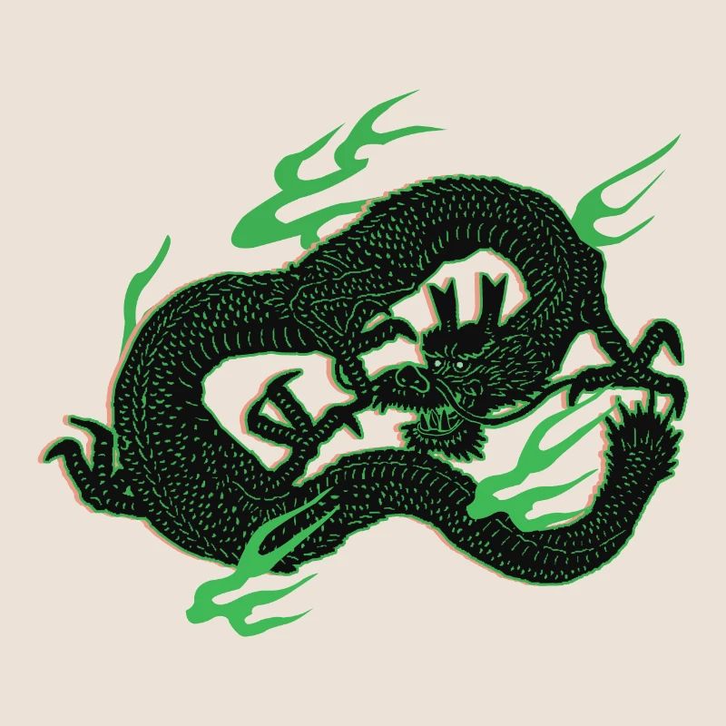 Dragon vert