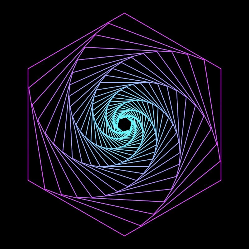 Sacred Geometry Spiralle