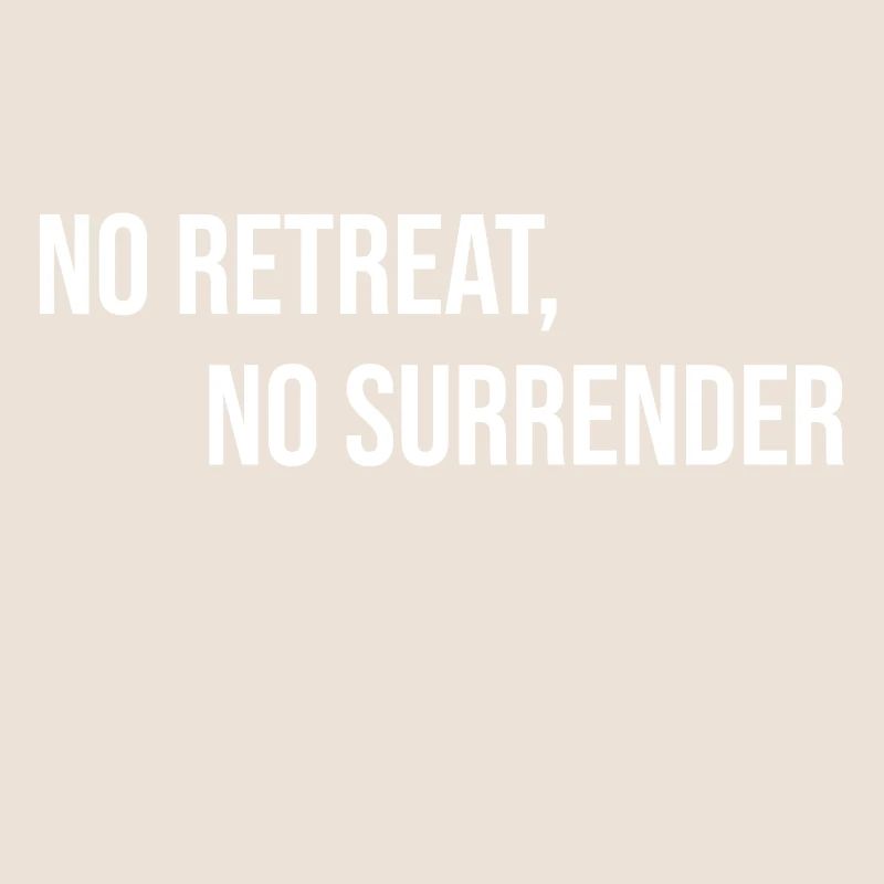 Pas de retraite ni capitulation
