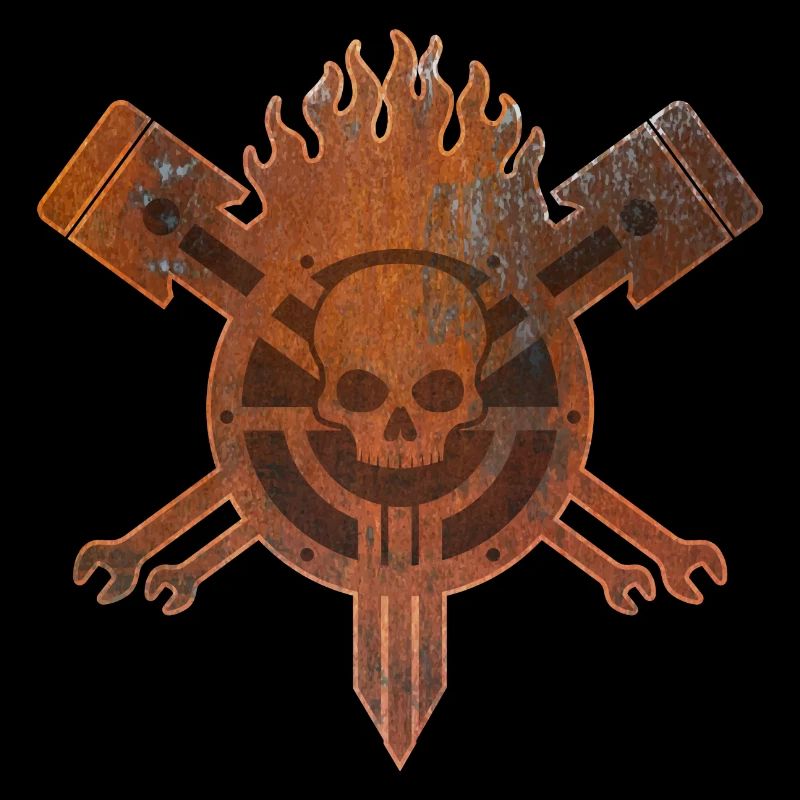 Rusty skull