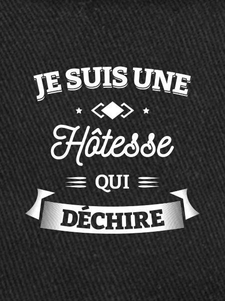 HÔTESSE QUI DÉCHIRE