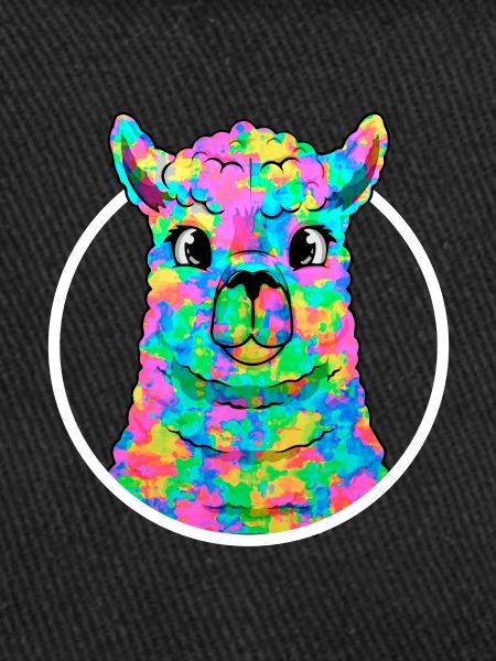 Arc-en-ciel Lamakopf Alpaca