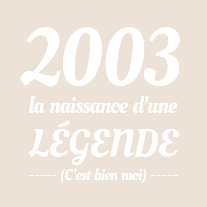2003 NAISSANCE D’UNE LÉGENDE