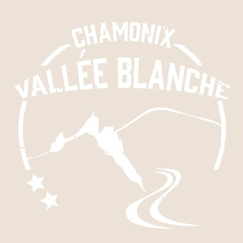 Chamonix Vallée blanche vintage