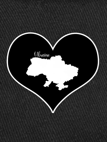Black Heart Ukraine map
