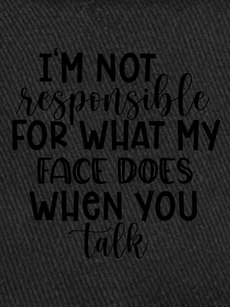 Je ne suis pas responsable