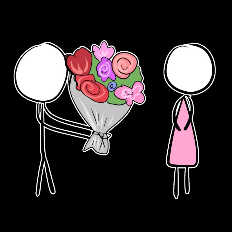 valentinstag romantisch blumen schenken pärchen li