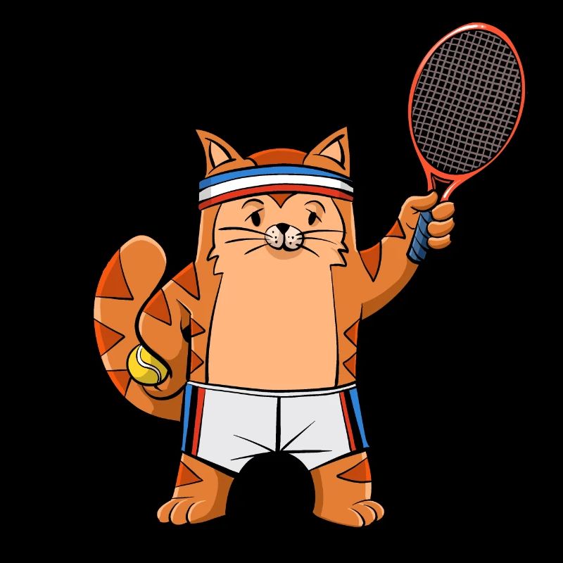Chat de tennis
