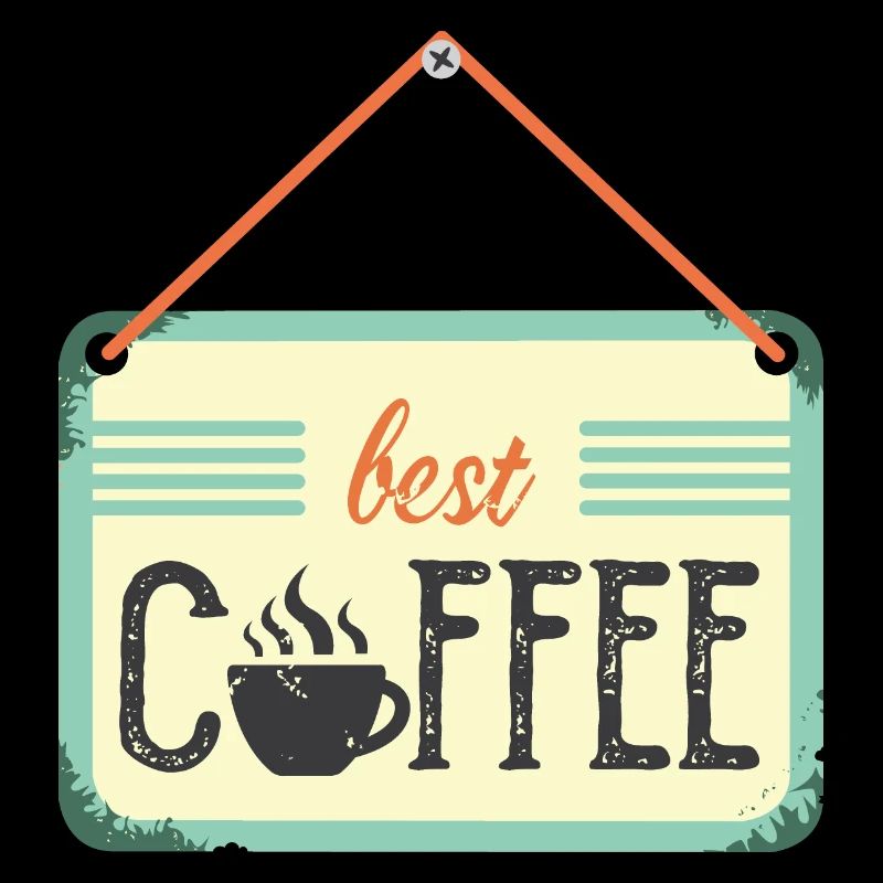 best coffee Cafe Symbol Kaffee Schild Icon Logo