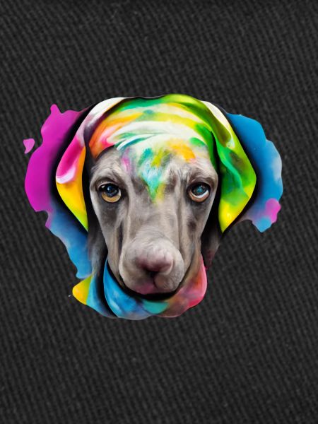 Weimaraner en couleur