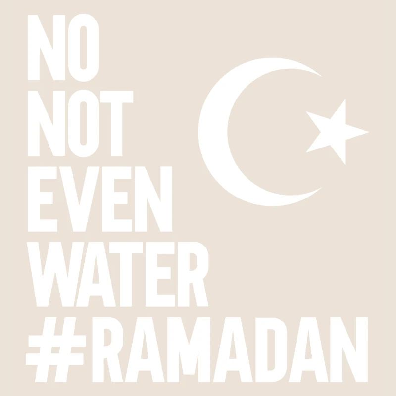 Nein nicht einmal Wasser Ramadan