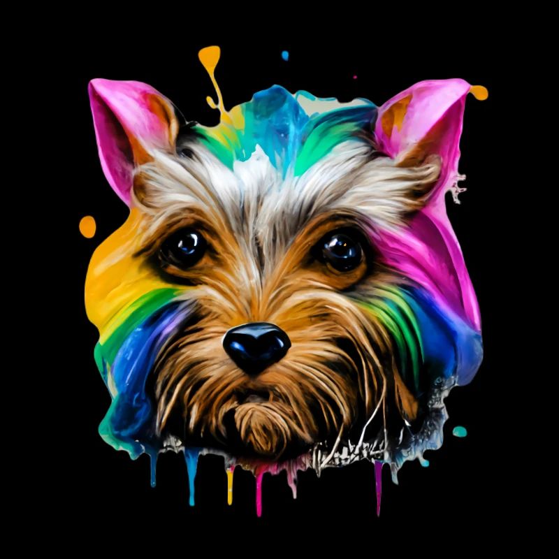 Yorkshire Terrier in Farbe