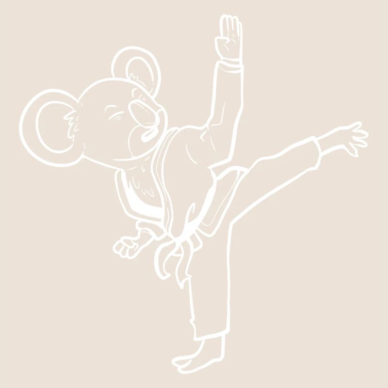 Koala Bear Karate Karate Instructor Gift