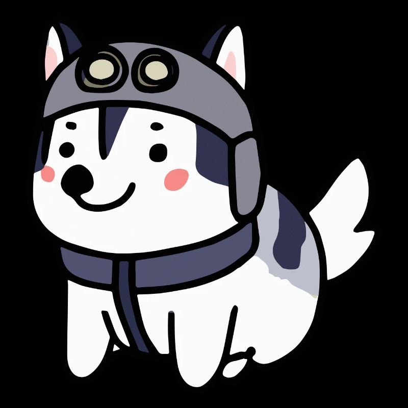 Husky-Pilot Hund Malamute