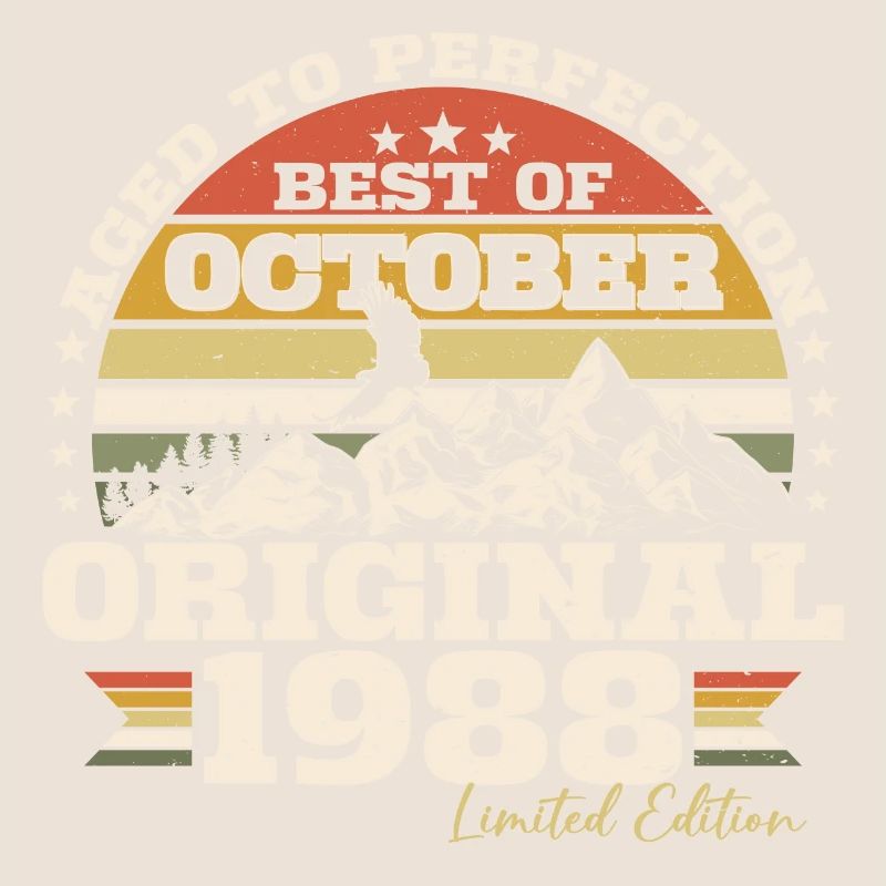 October 1988 Born Birthday Gift