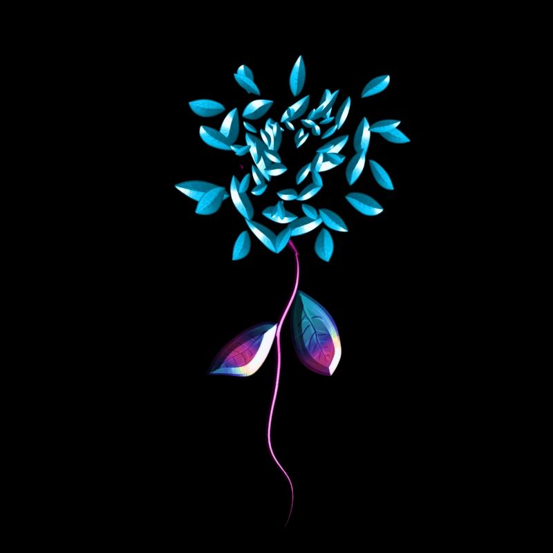symbole bluem plante bleue