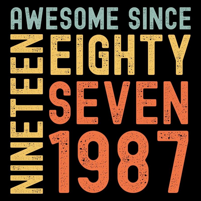 Awesome since 1987 Birthday Gift Year