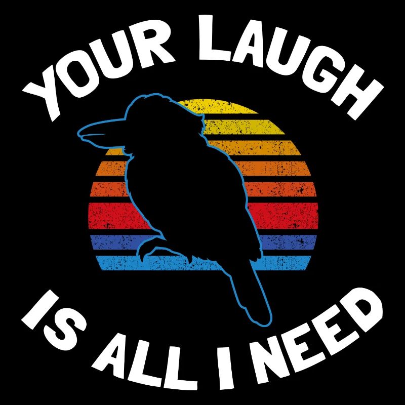 Kookaburra Design und Lachender Vogel