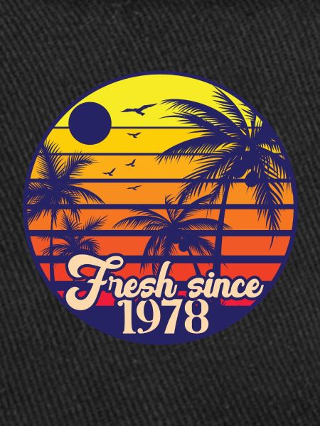 Frais depuis 1978 anniversaire