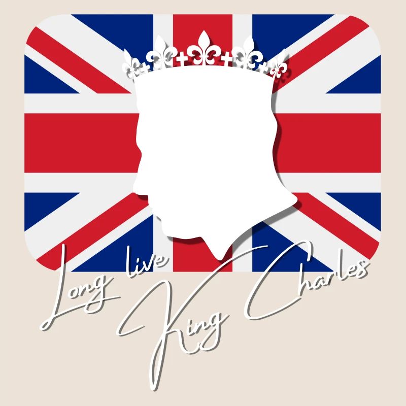 Couronnement du roi britannique Charles Angleterre Drapeau