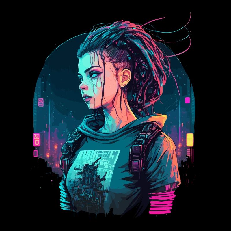 Cool Futuristic lady for epic figure.