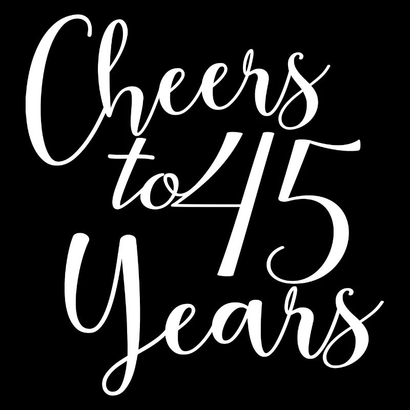 Vive le 45e anniversaire de 45 ans