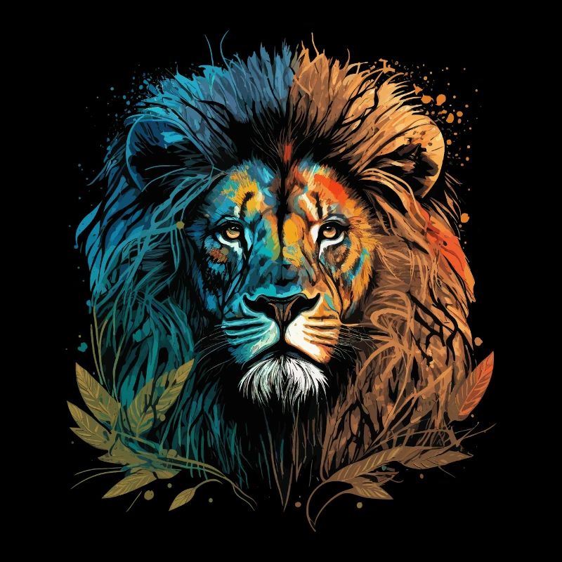 Two Face Lion