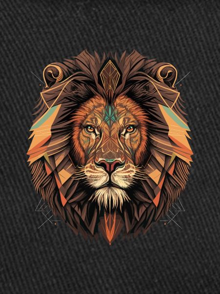 Geometric Lion Head