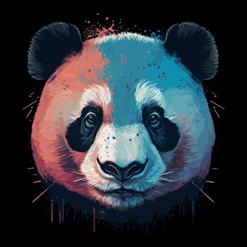Panda Malerei