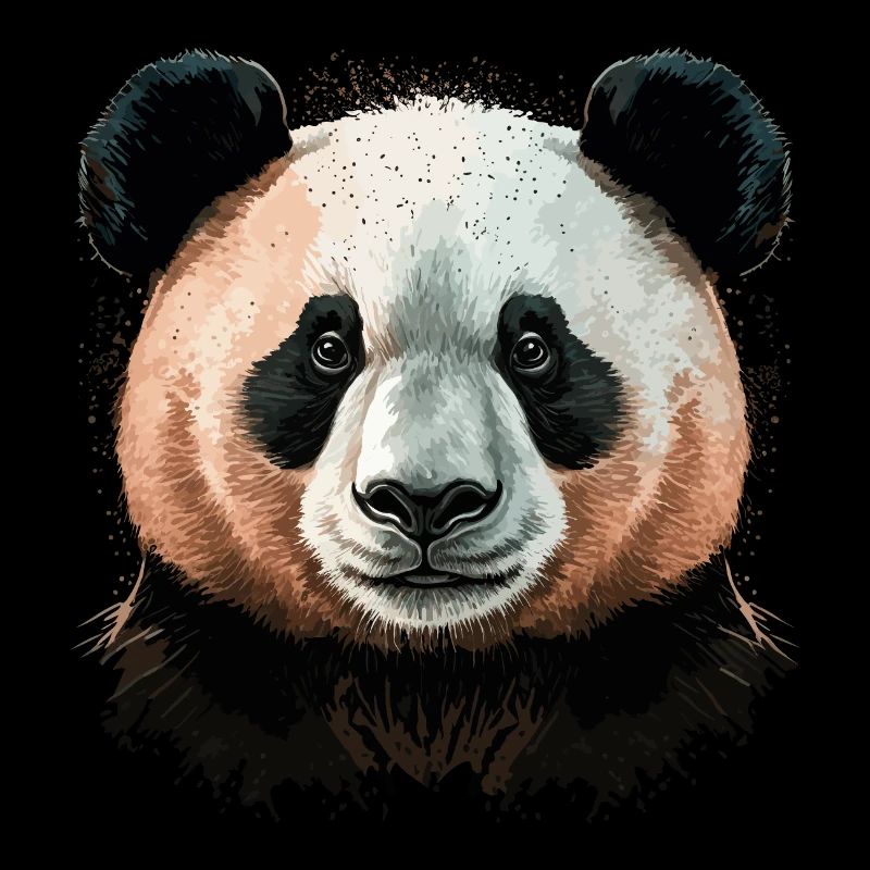 Tête de panda