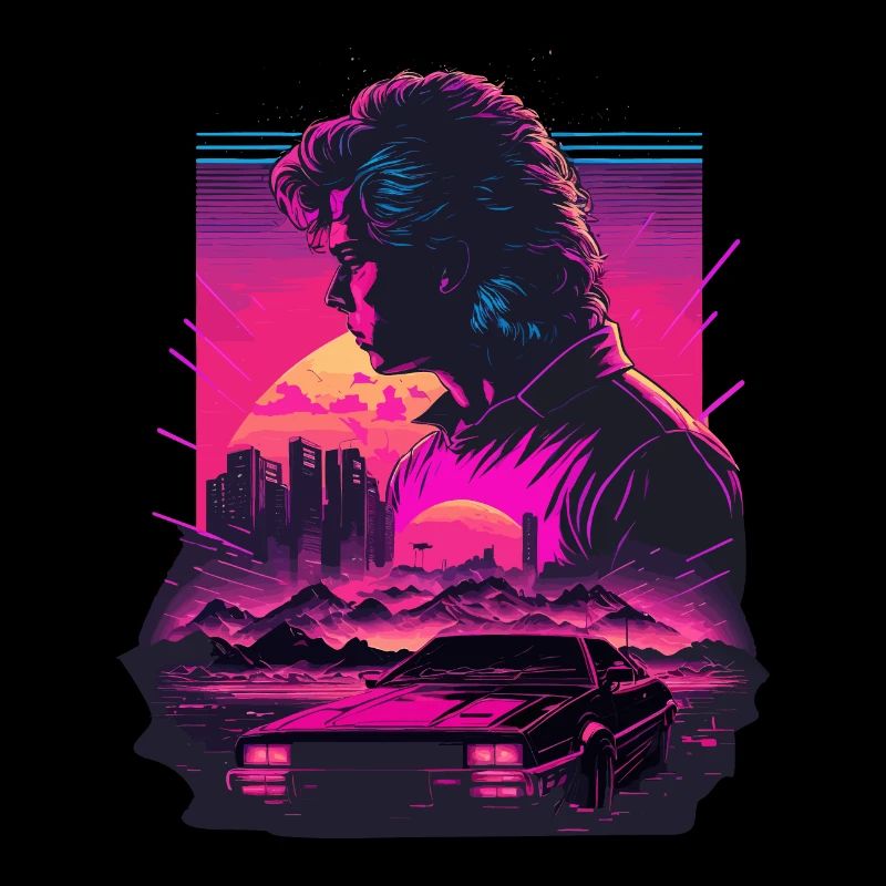 Neon Retro Art
