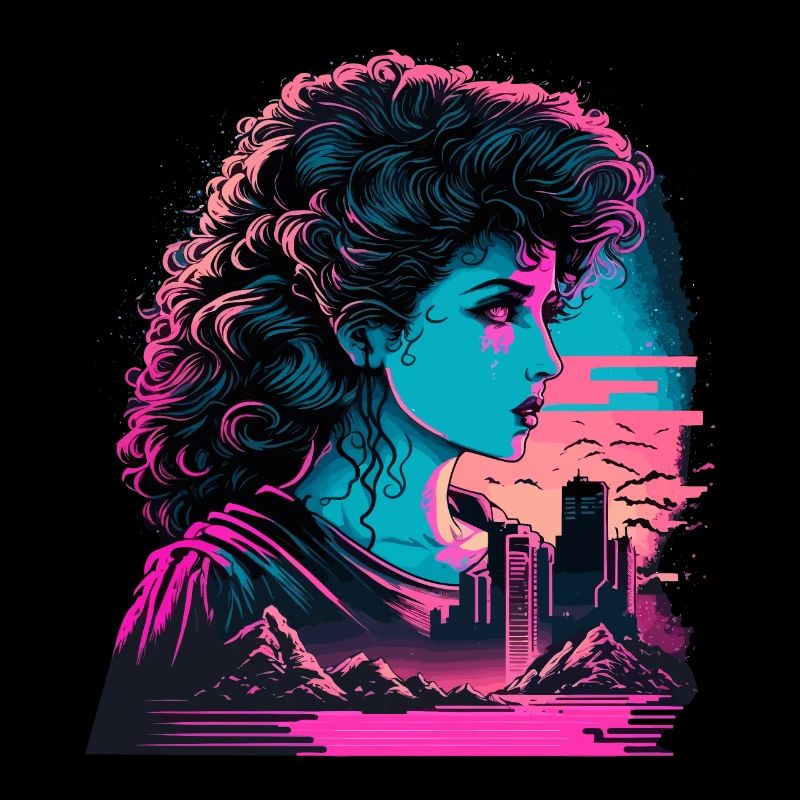 Miami Beach 80er Mädchen