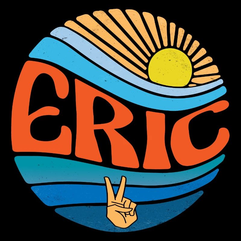 Eric Shirt Vintage Sunset Eric Groovy Tie Dye