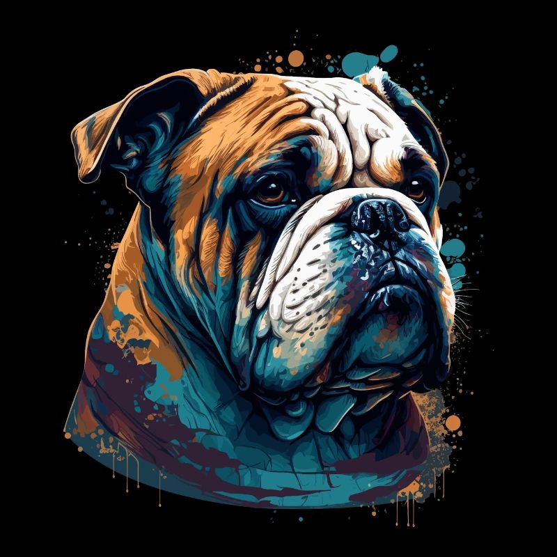 Bouledogue malheureux