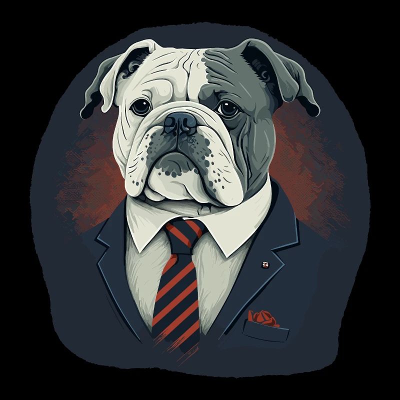 L’officier a l’air d’un bouledogue