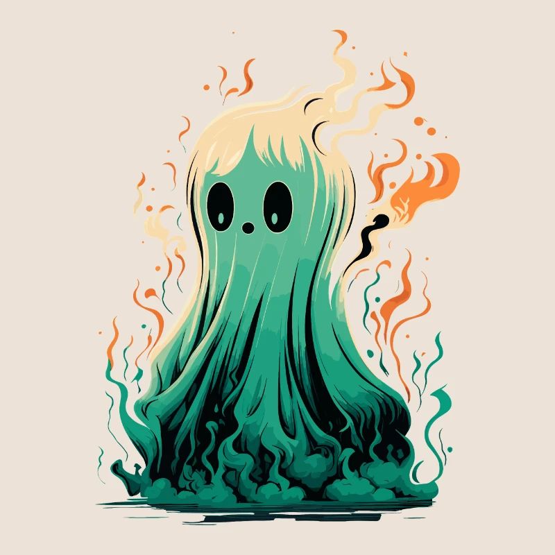 Fantôme en feu