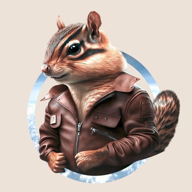 Chipmunks Captain Leather Jacket Pilot
