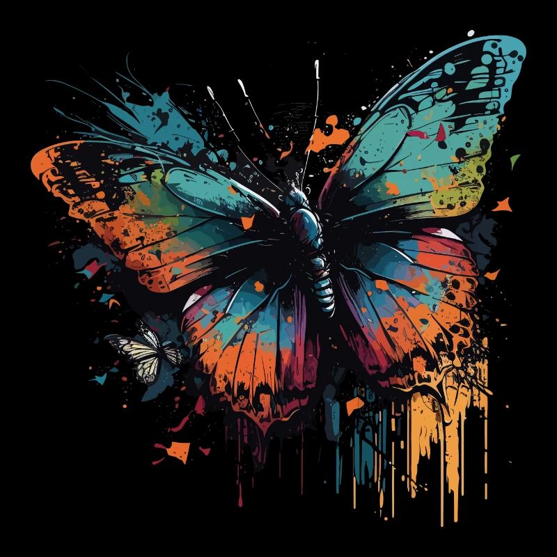 Irisierender Schmetterling