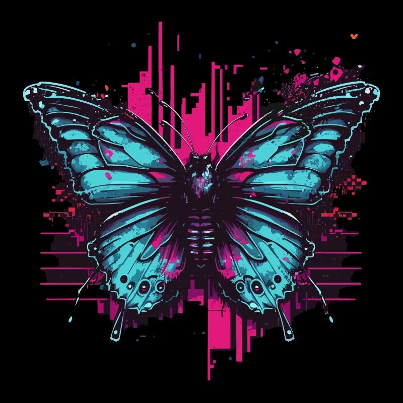 Papillon Vaporwave Cool
