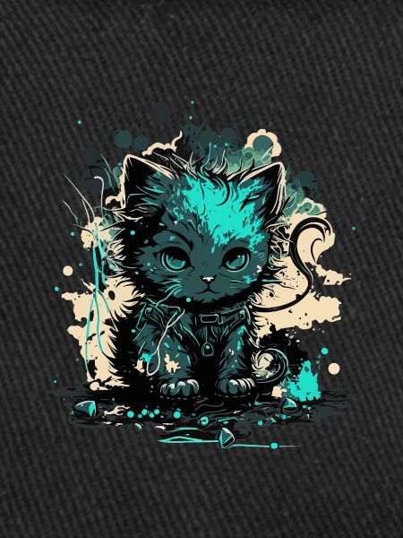 Cyber Cat Illustration