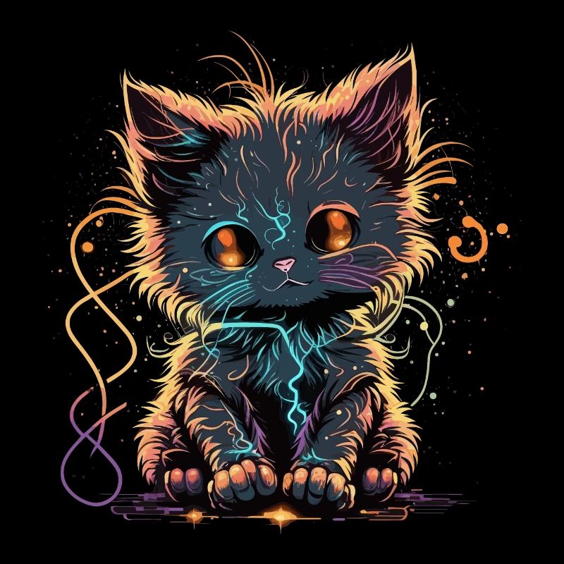 Adorable Sparkling Cat