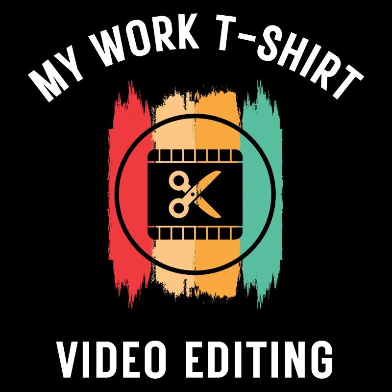 Video Editor Work T-Shirt
