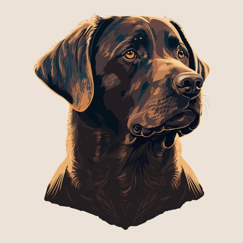 Tapferer Labrador Retriever