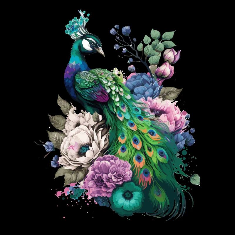 Wunderschöner Pfau Geschenk